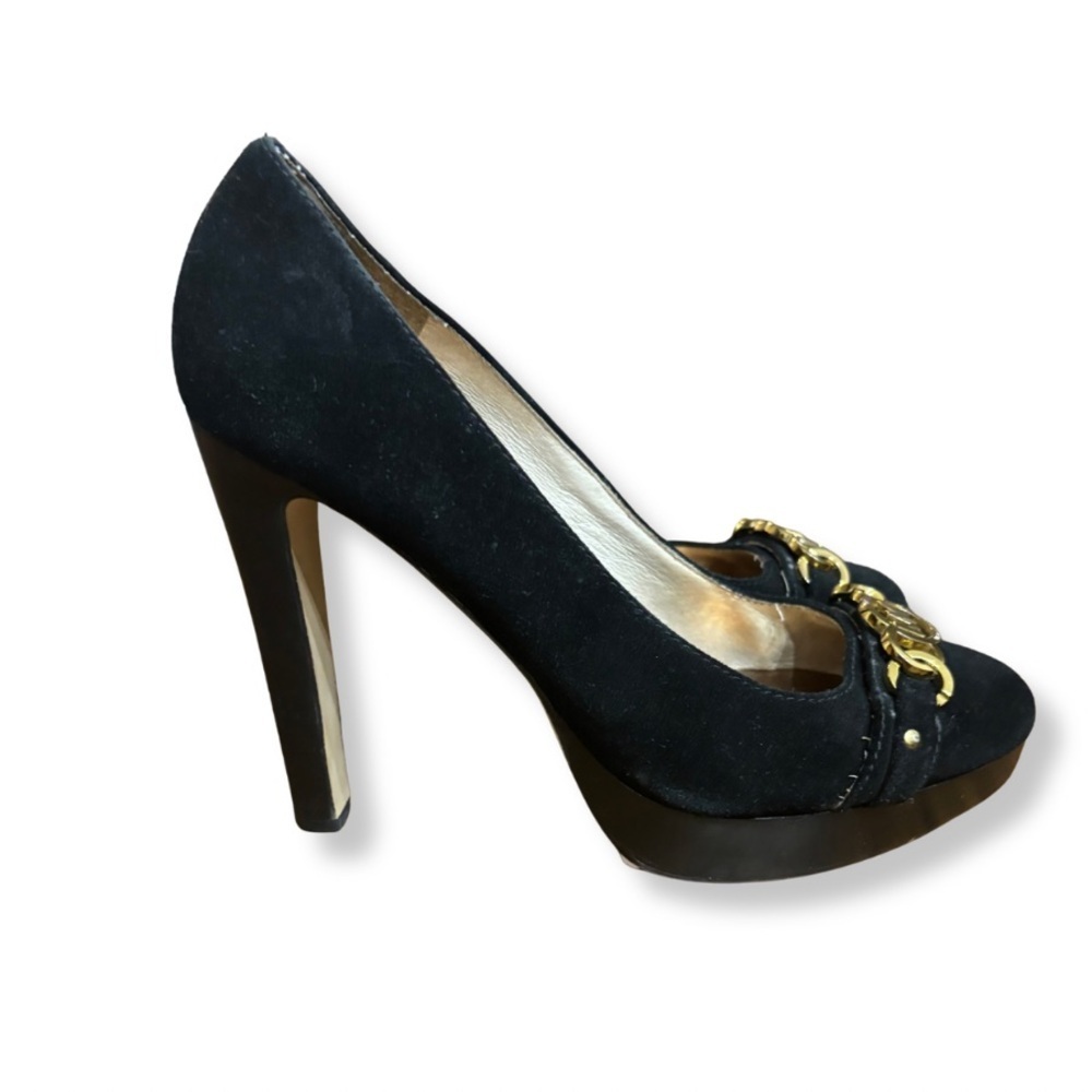 Michael Kors Black Platform Heels – Size 8.5M